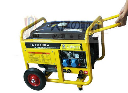 190A汽油发电电焊机野外可使用