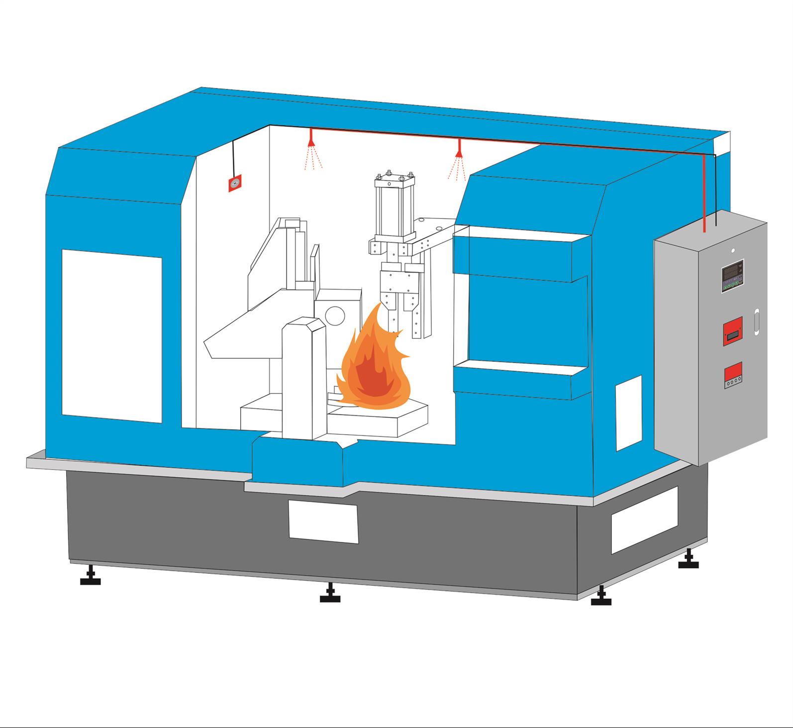 CNC精密机床自动灭火装置-二氧化碳灭火