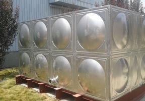 泗洪不锈钢消防水箱 圆形水箱 方形保温水箱