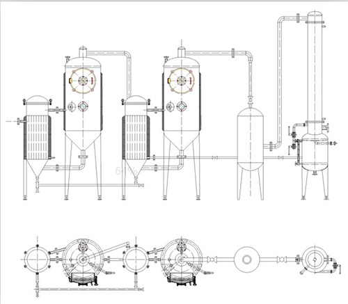 二,双效浓缩器工作原理