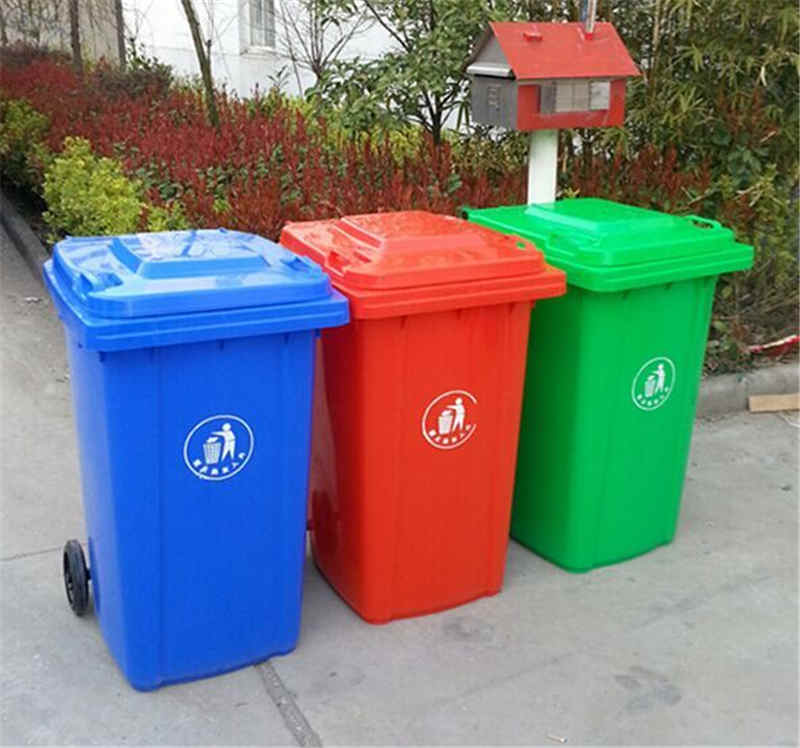 环保户外垃圾桶 塑料垃圾桶生产厂家 全新塑料质量**