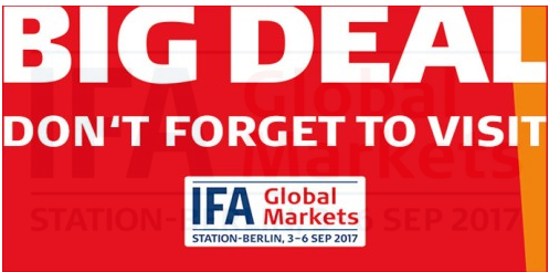 2018柏林IFA+2018IFA德国柏林消费类电子产品及家用电器展览会