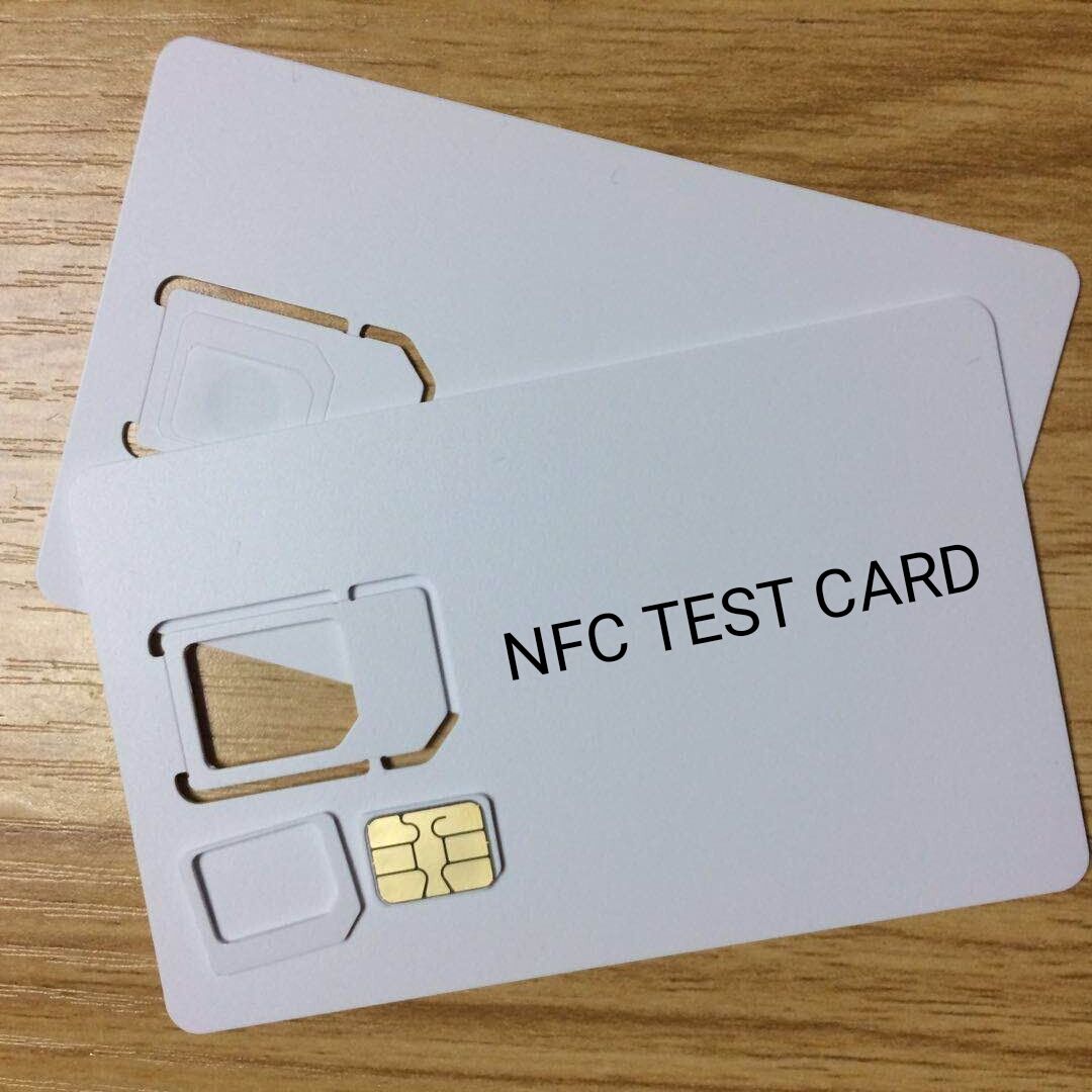 全网通NFC耦合测试白卡-4FFNano小卡NFC手机测试**