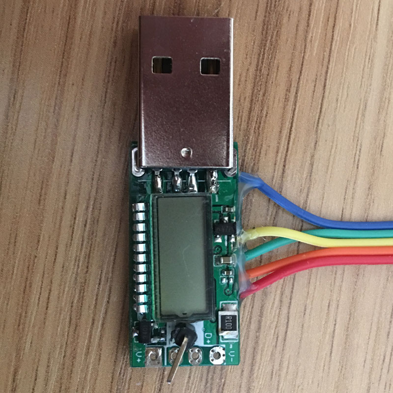 带数字显示的USB数据充电线方案