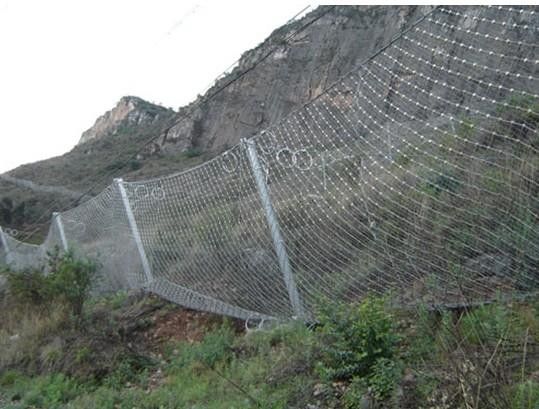 高山崩塌被动拦石网.边坡挂网.被动支护网挡石