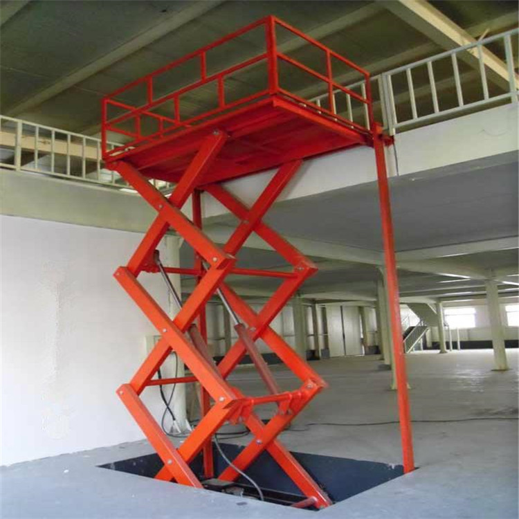 枣庄仓库固定升降货梯，专业定制，东营车间固定剪叉升降平台