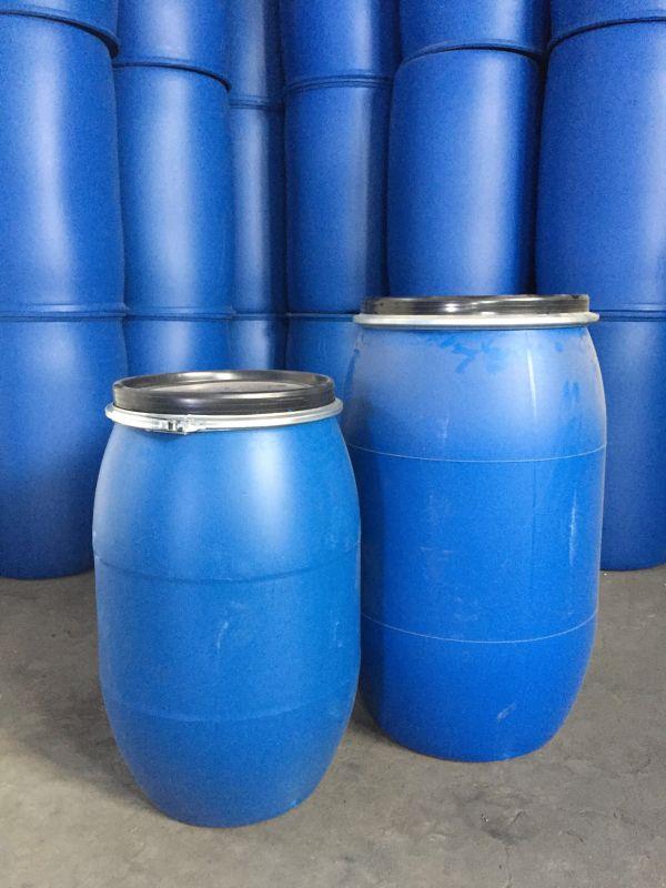 营口200升塑料桶厂家-二手200L升大口铁箍桶