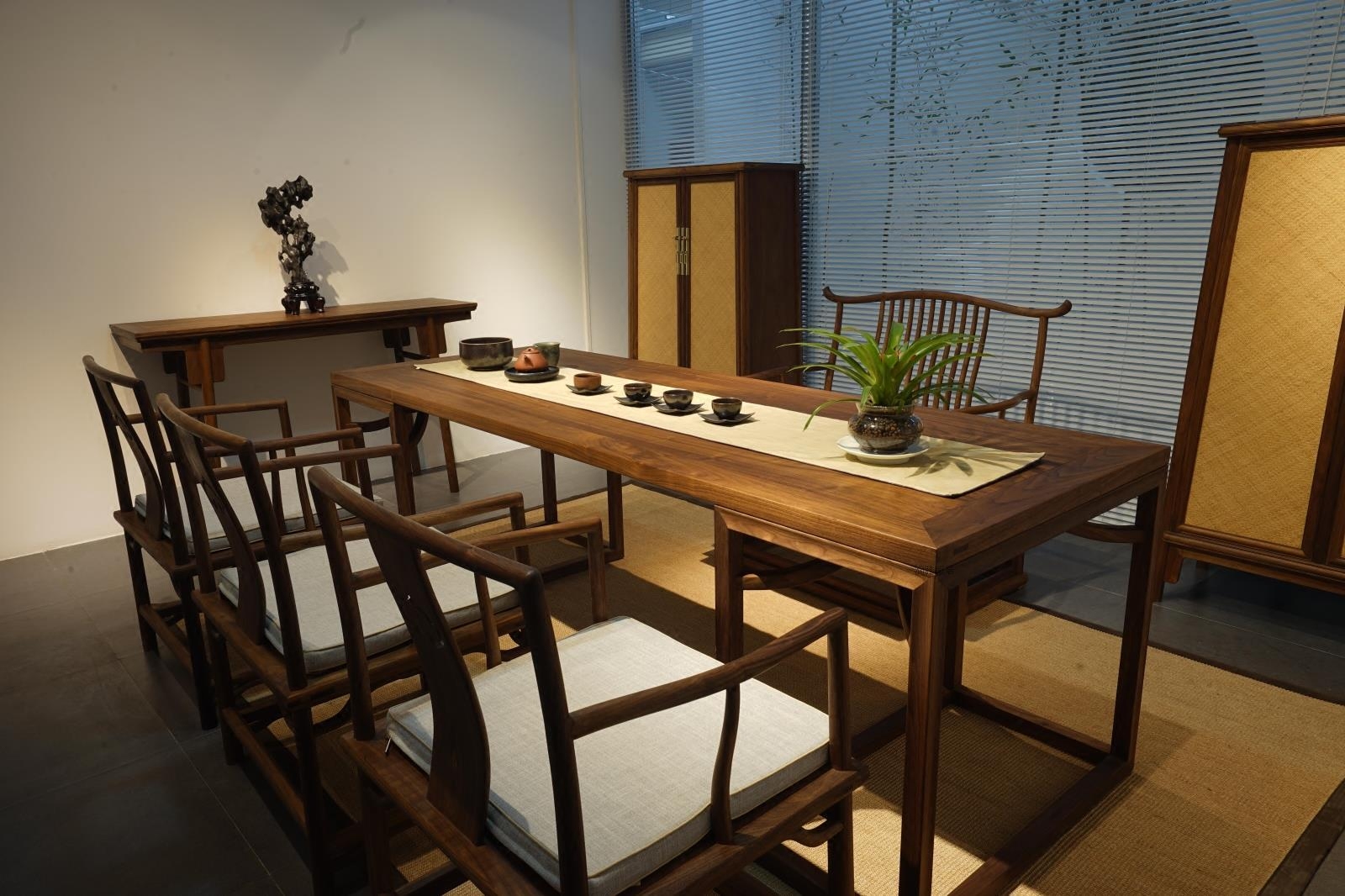 成都新中式家具，新中式禅意实木家具，新中式原木家具