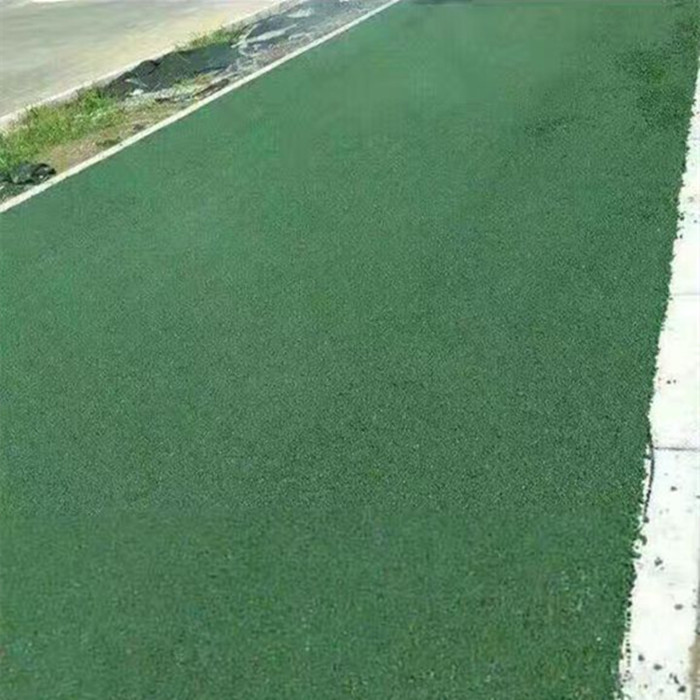 彩色沥青道路修复及路面喷涂 彩色沥青施工色粉流程