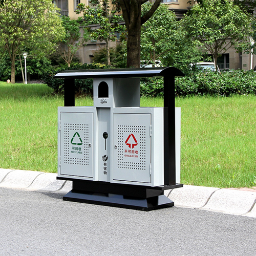 昆明广场分类垃圾桶|街道果皮箱|学校不锈钢垃圾桶厂家批发价格