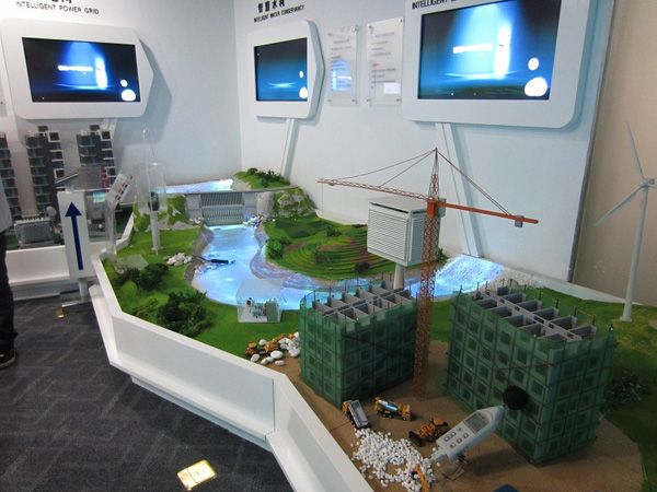 北京模型公司设计制作智能水利电力沙盘模型