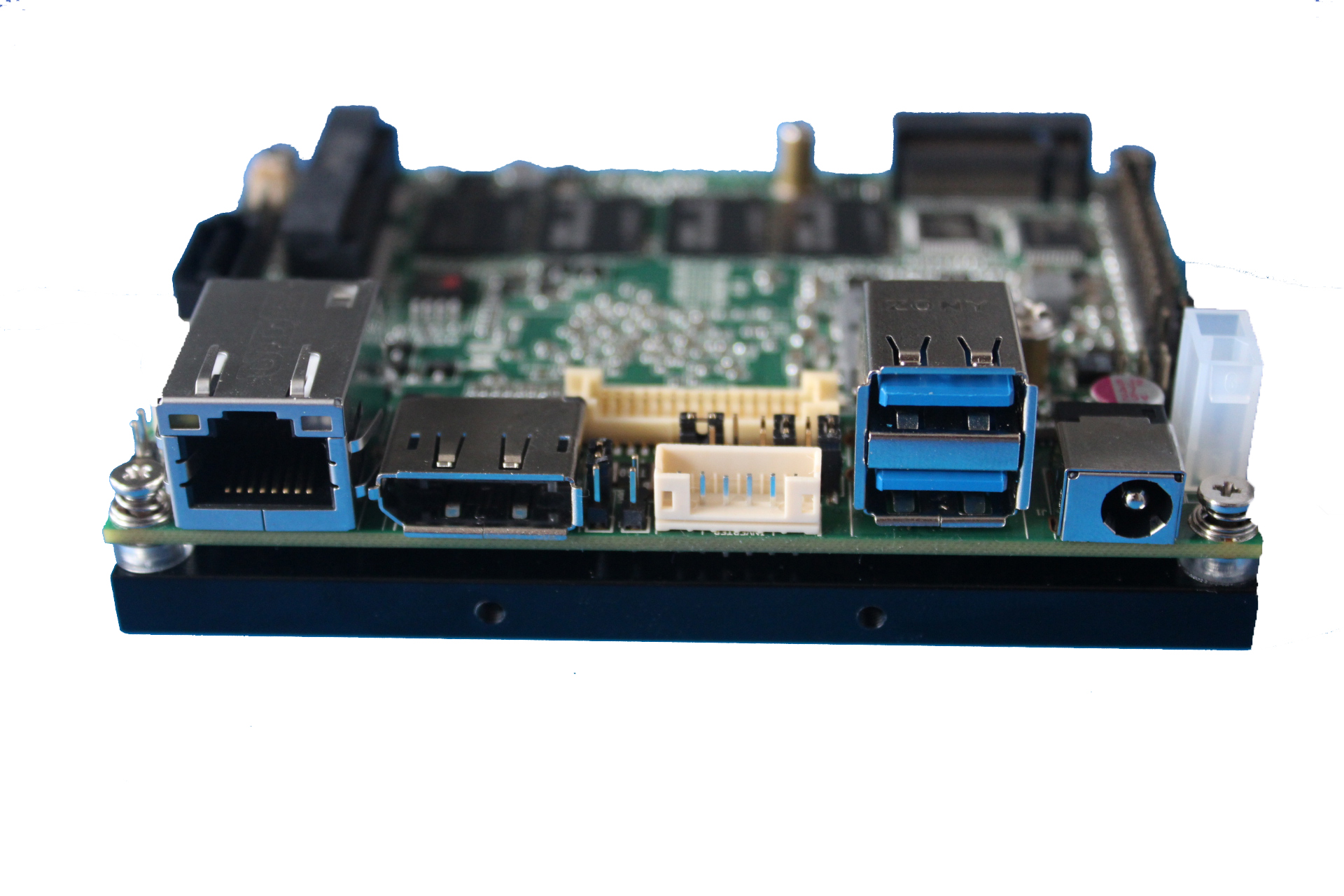 英特尔J3160 名片大小主板 低功耗、高性能、高可靠性、2..5 寸嵌入式主板 支持24位LVDS 板载4G内存 HDMI显示输出 2个串口 4个USB3.0 MINI-PCIE
