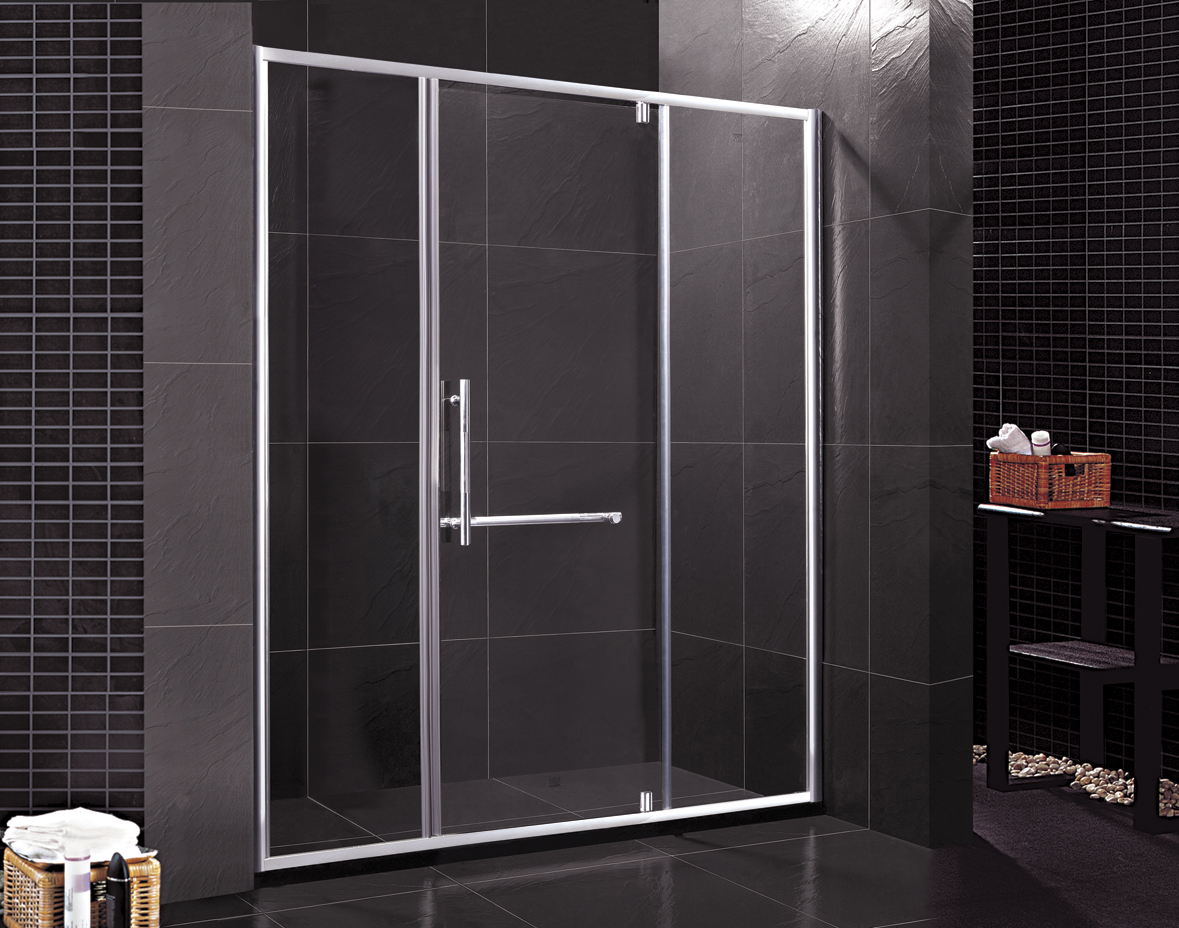 不锈钢两固一活淋浴房 批发淋浴房 工程淋浴房
