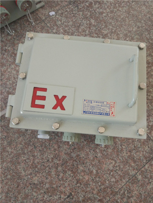 钢板焊接防爆接线箱/碳钢防爆接线箱