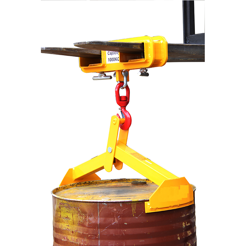 供应油桶吊夹 重型油桶吊具 叉车属具 抓桶器 桶夹器