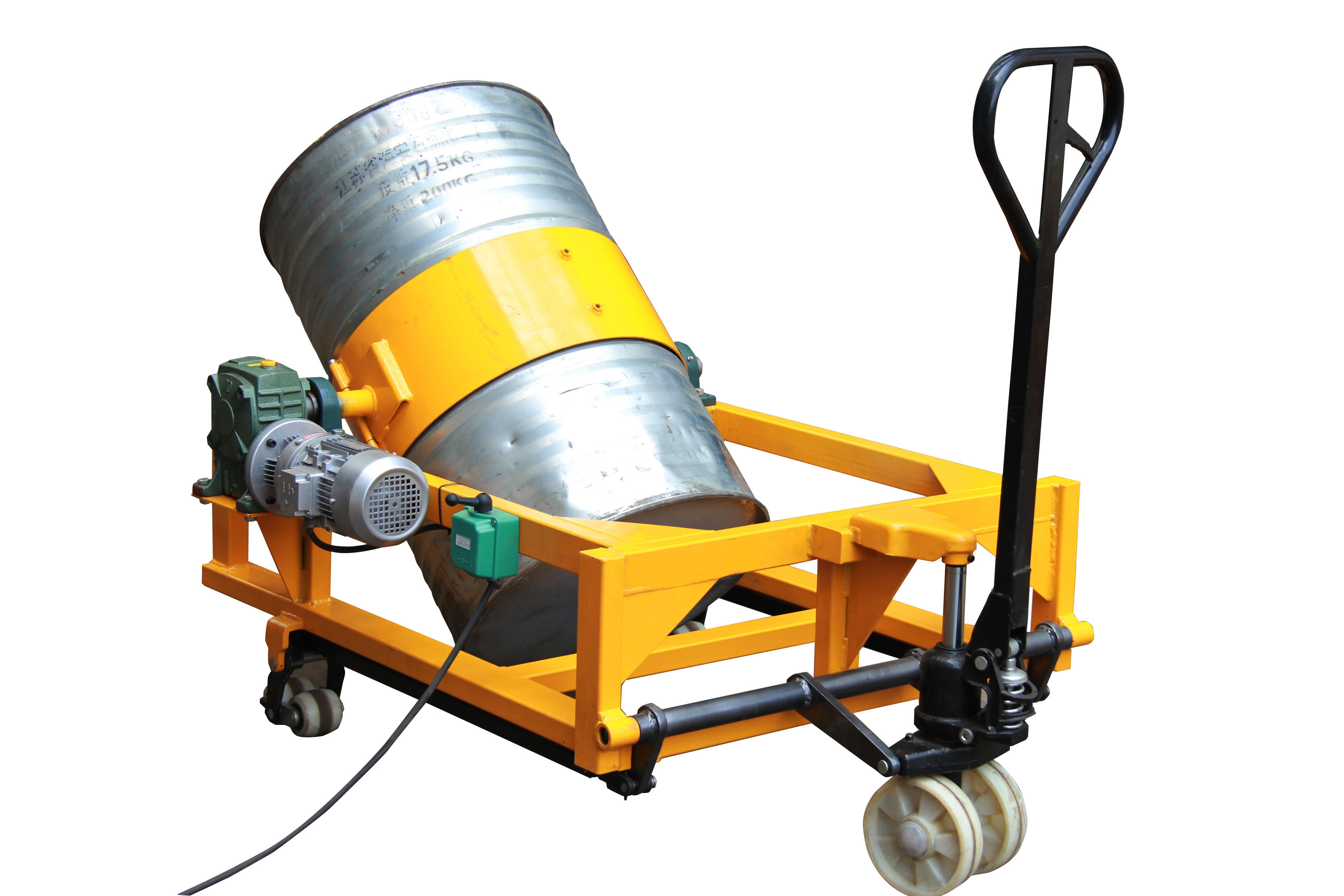 供应TY400B抱箍式搅拌机 油桶搅拌器移动式油桶翻转机移动式油桶搅拌器