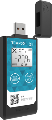 Tempod 30 重复性温度记录仪 运输温度验证仪