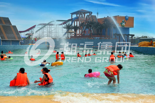广州潮流水上乐园设备厂家提供气动造浪设备