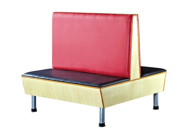 珠海斗门美食广场特色卡座沙发实木餐桌椅厂家定做