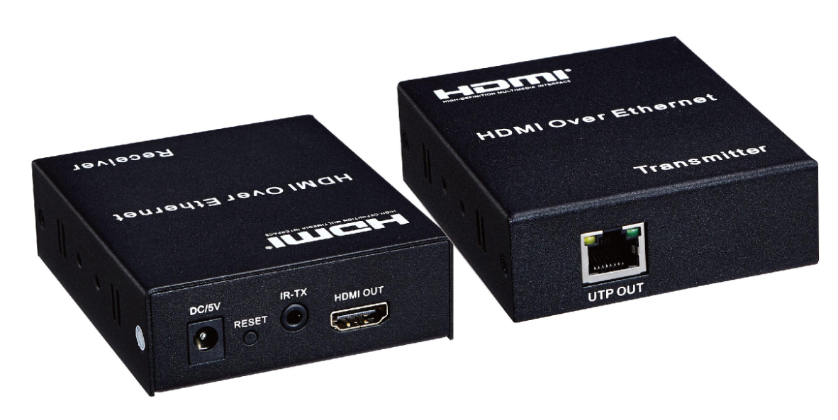 HDMI网线延长器120米一对多转网络传输器连接器HDMI放大器1台 单网线传输120米 一发多收