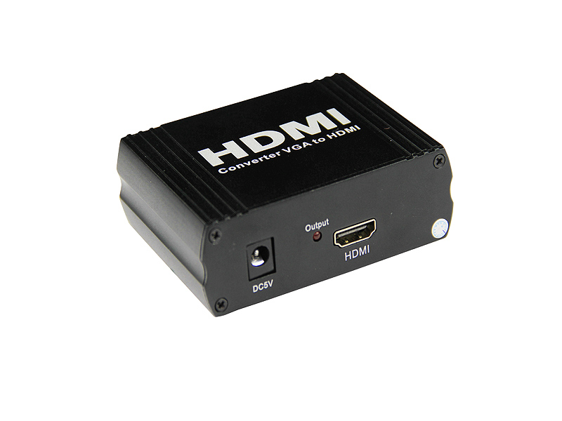 VGA转HDMI转换器电脑监控VGA转高清电视机投影HDMI 工程机
