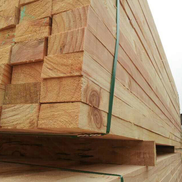 建筑木方 厂家批发各品种进口木方 四面见方不带皮