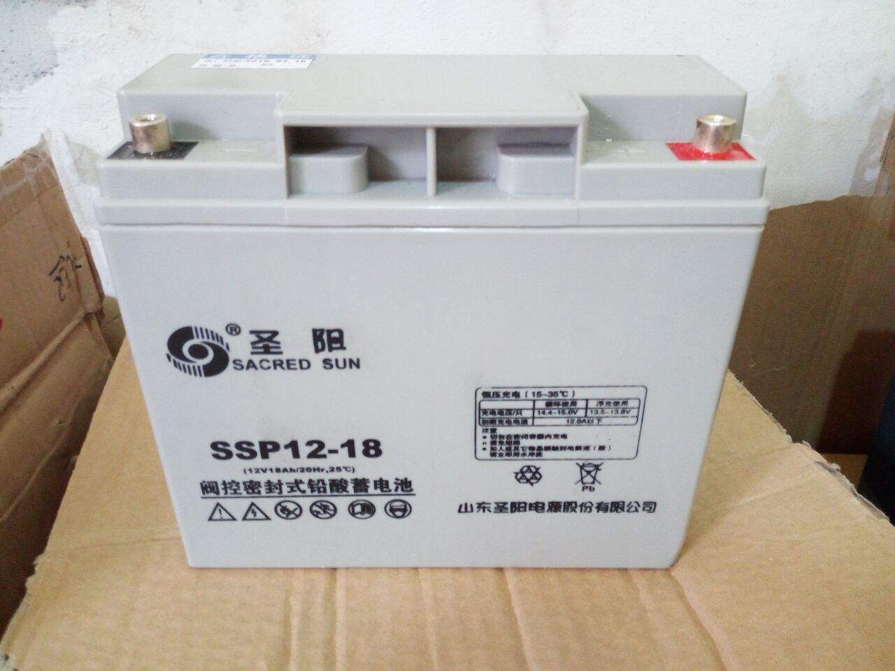 圣阳蓄电池 SP12-18 圣阳12V18AH蓄电池价格