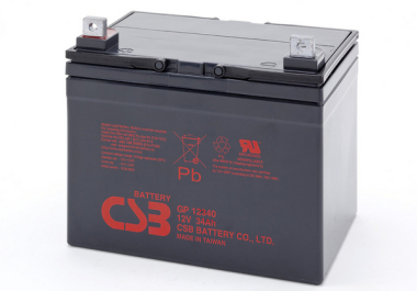 CSB蓄电池GP12340 12V34AH）铅酸免维护蓄电池