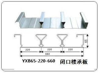 YXB65-220-660闭口板楼承板|楼承板型号|楼承板厂家