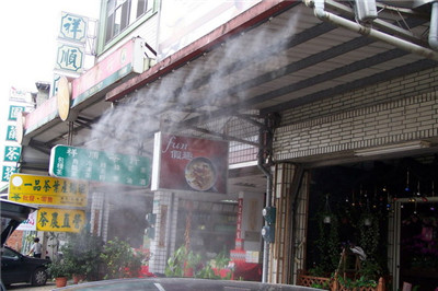 人工造雾系统商业街喷雾降温工程