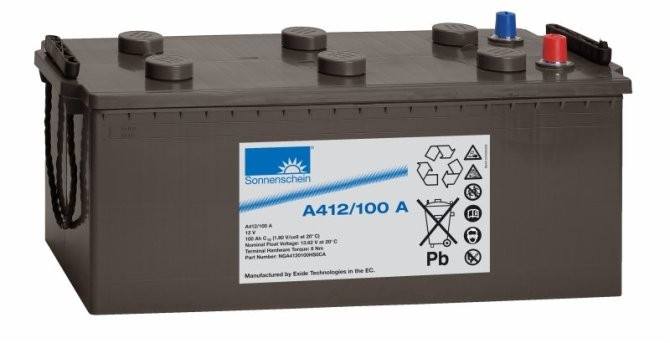 德国阳光蓄电池A412/100 规格12V100AH胶体电池