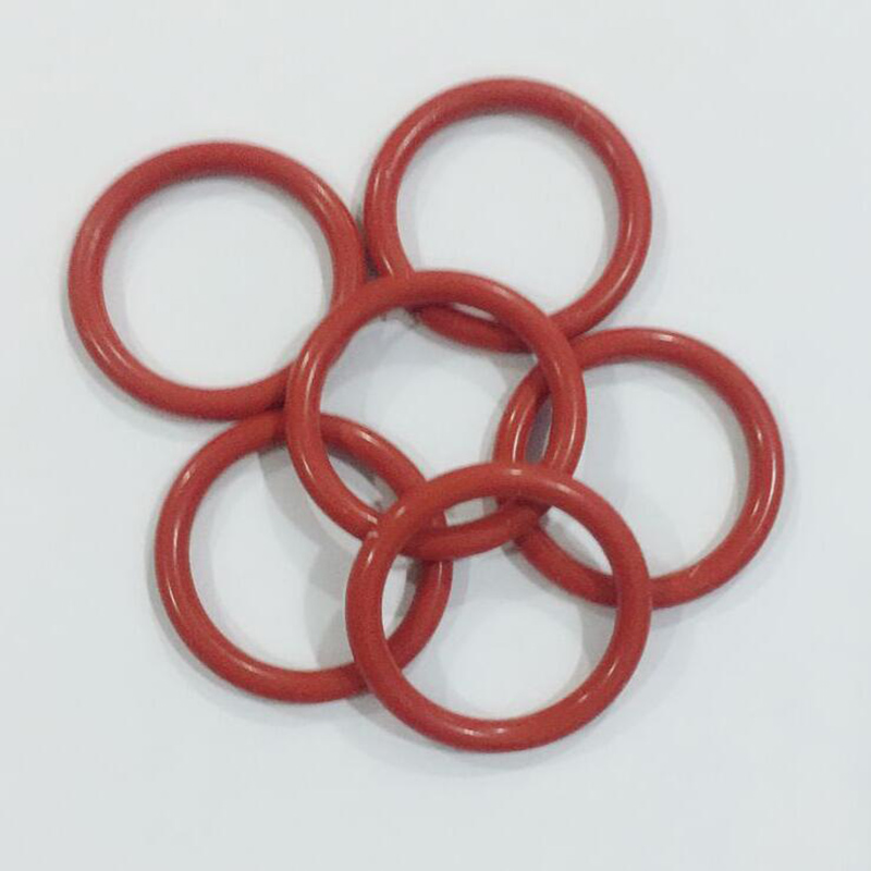 批发进口耐高温硅胶氟胶模具红色O型防水圈 防油密封圈 橡皮圈D5-D200