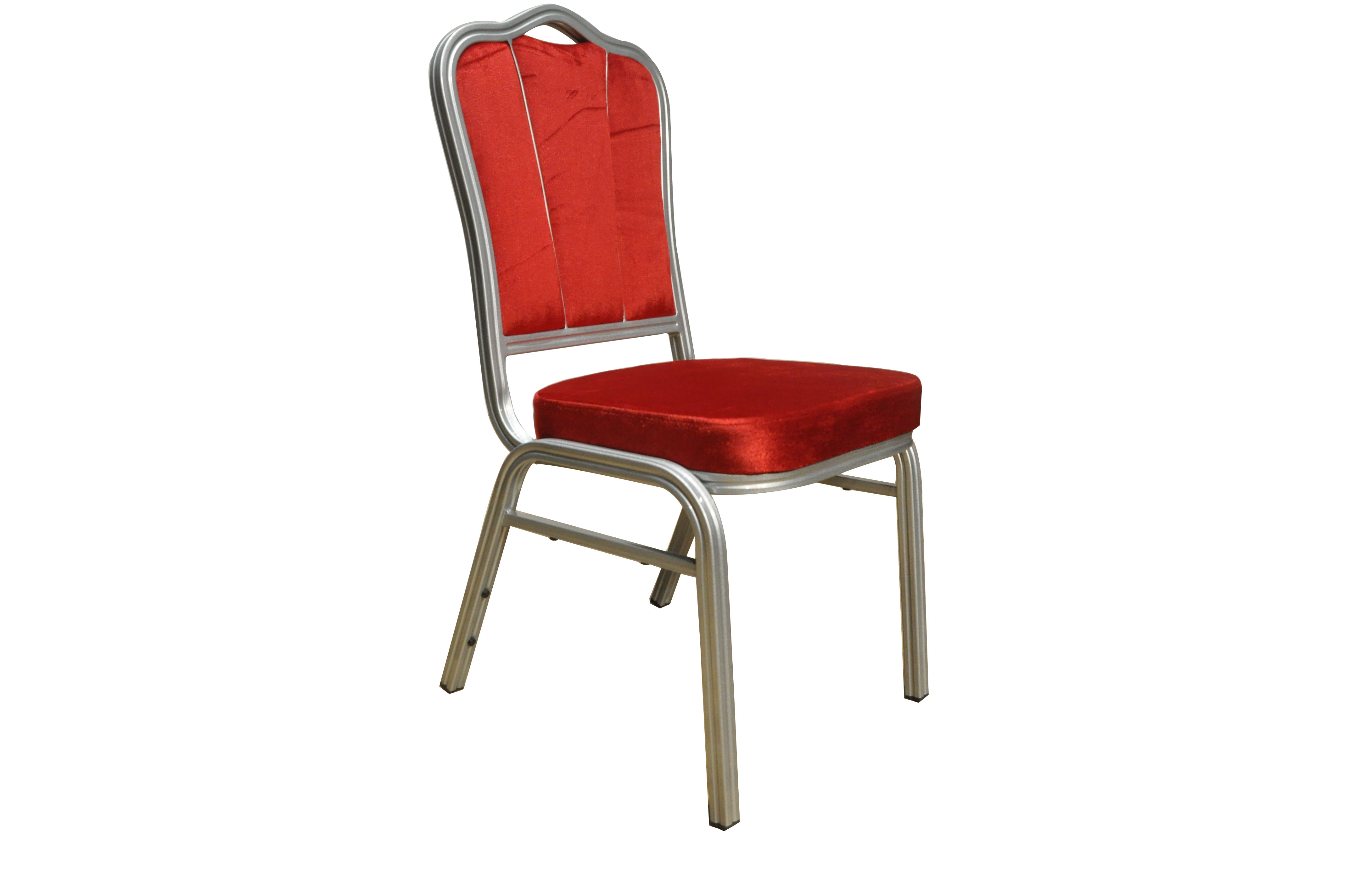 厂家直销红色绒布宴会椅子