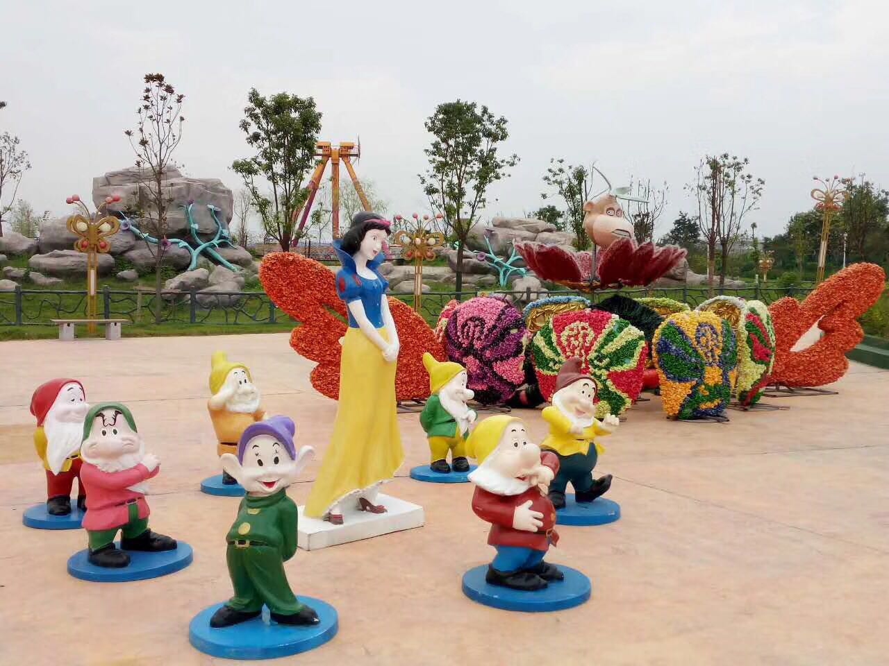 芜湖卡通雕塑出租 卡通人偶模型租赁