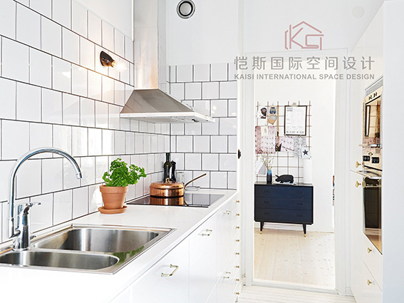 恺斯国际空间设计 小户型厨房装修四大要点，让厨房更整洁