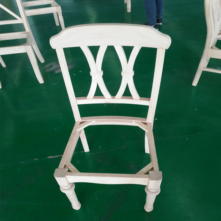厂家直销欧式实木餐桌椅白茬咖啡厅西餐厅桌椅白茬星巴克实木桌椅白茬