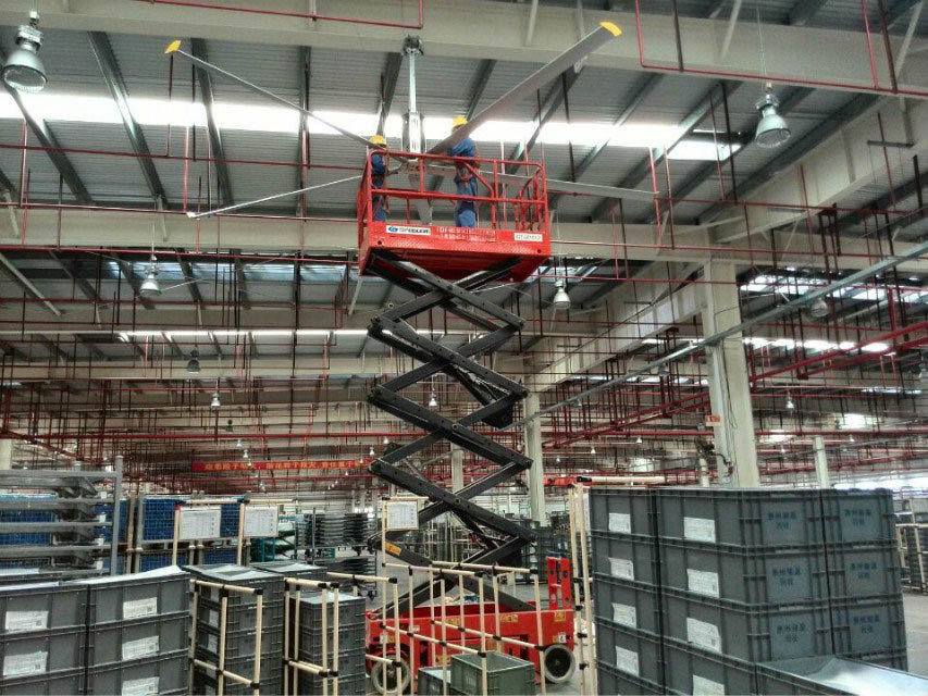 安装工业大风扇需注意的安全事项 广州奇翔实业