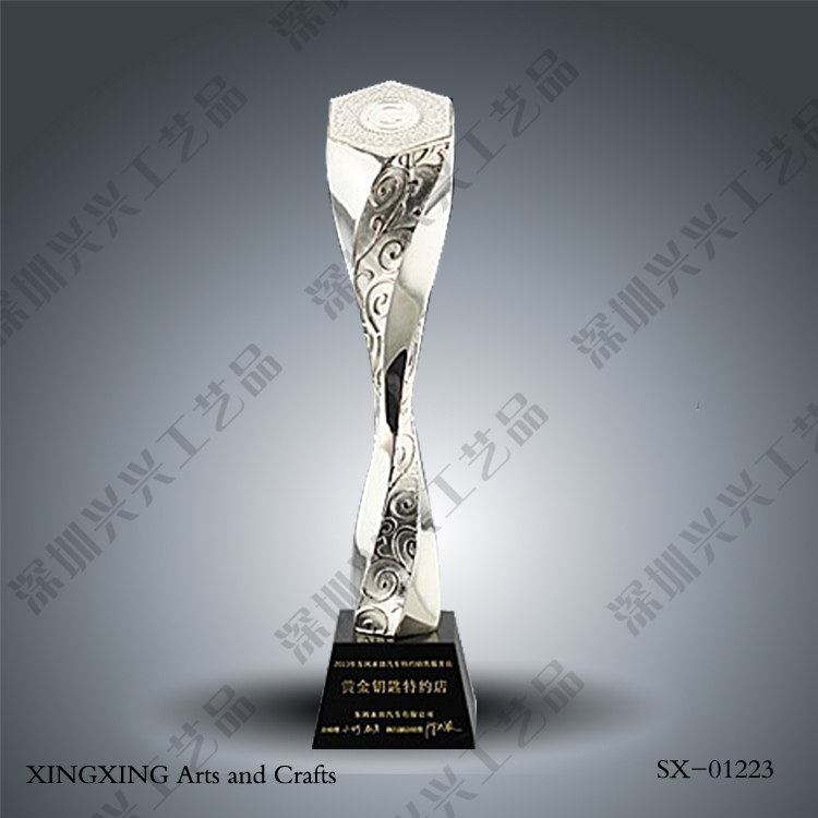 金属奖杯 体育比赛奖杯 人物造型奖杯设计与制作