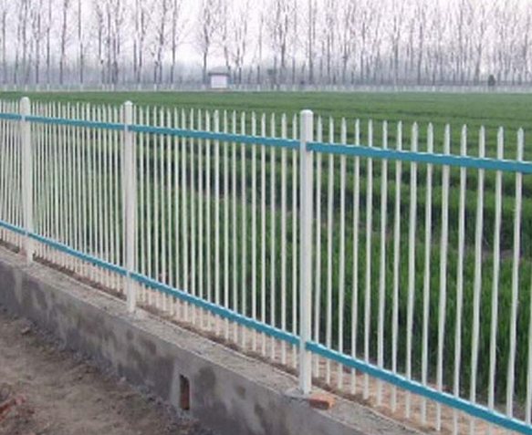 **道路锌钢护栏丨草坪围栏新型草坪小区围栏墙铁艺锌