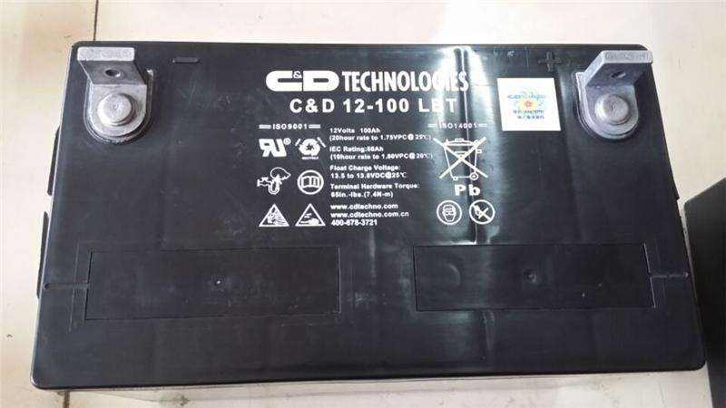 西恩迪蓄电池C&D12-100 规格12V100AH原厂价格