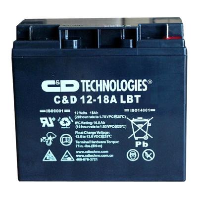 大力神蓄电池C&D12-18A 规格12V18AH原装报价