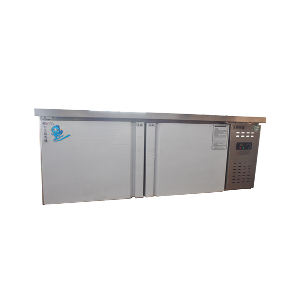 商用厨房保鲜冷藏设备山西杭冠双温冷冻冷藏保鲜工作台