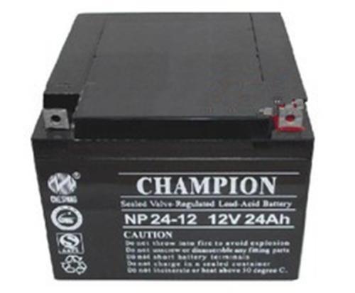 阜阳冠军蓄电池NP100-12 12V100AH 高可靠性不间断电源
