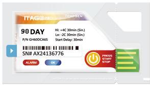 ITAG3PRO 一次性USB电子温度标签 90天型