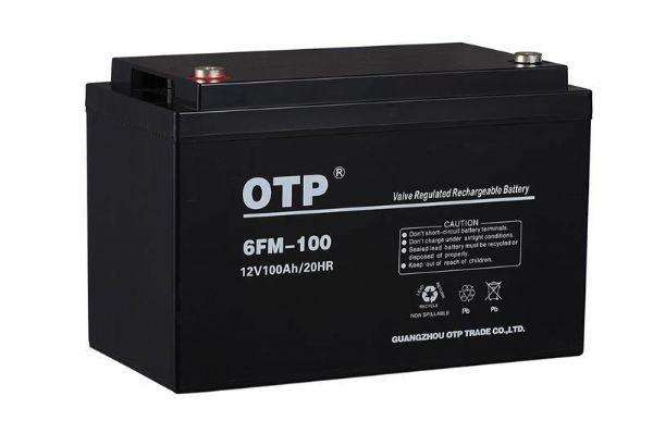OTP蓄电池12V100AH 型号6FM-100较新报价