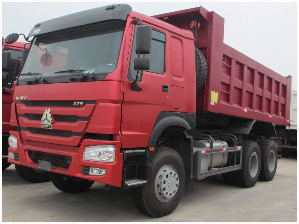 中国重汽集团厂家出口豪沃自卸车到老挝