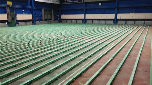 桂林体育馆木地板
