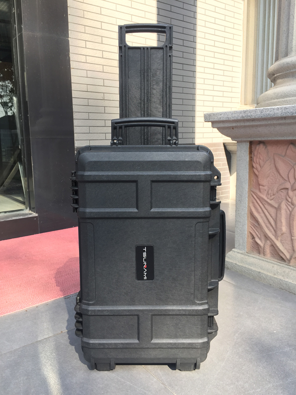 宁波长河飓风安全箱仪器箱摄影镜头保护箱包装防尘防水抗车压带有拉杆滑轮终身保修