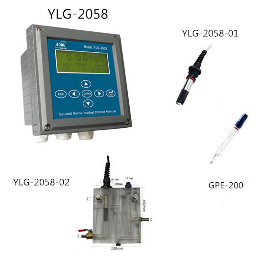 自来水监测在线余氯分析仪YLG-2058