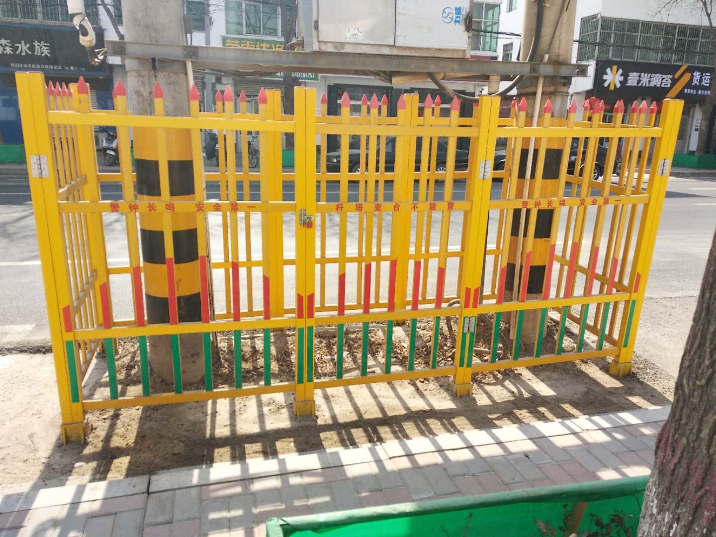 玻璃钢安全围栏 发电厂专业玻璃钢安全围栏 优质玻璃钢围栏厂家